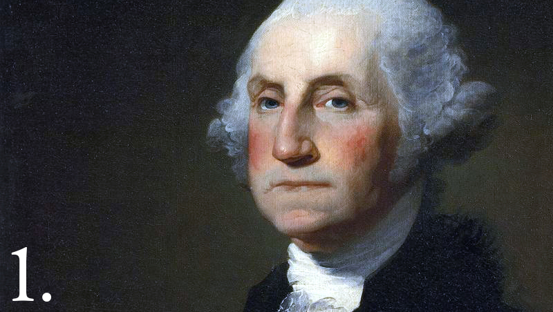 George Washington is the first President of the USA Align