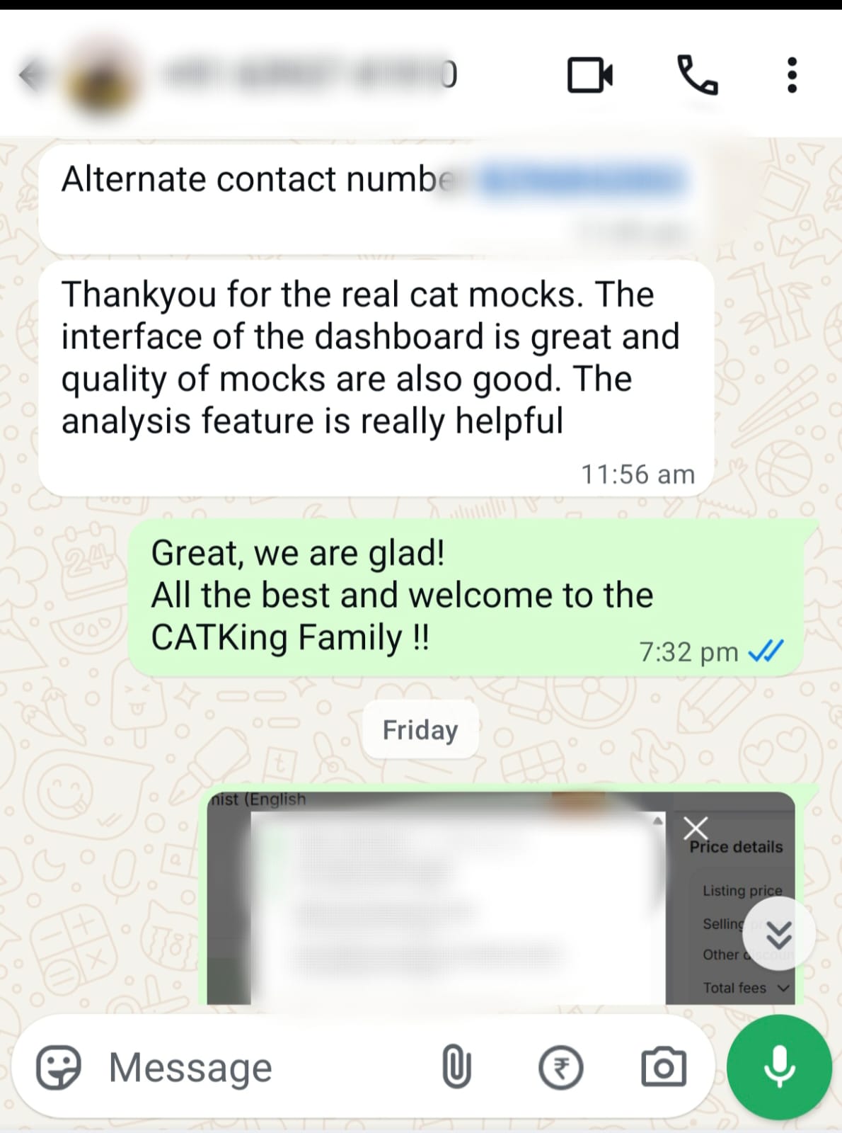 Student testimonial 1