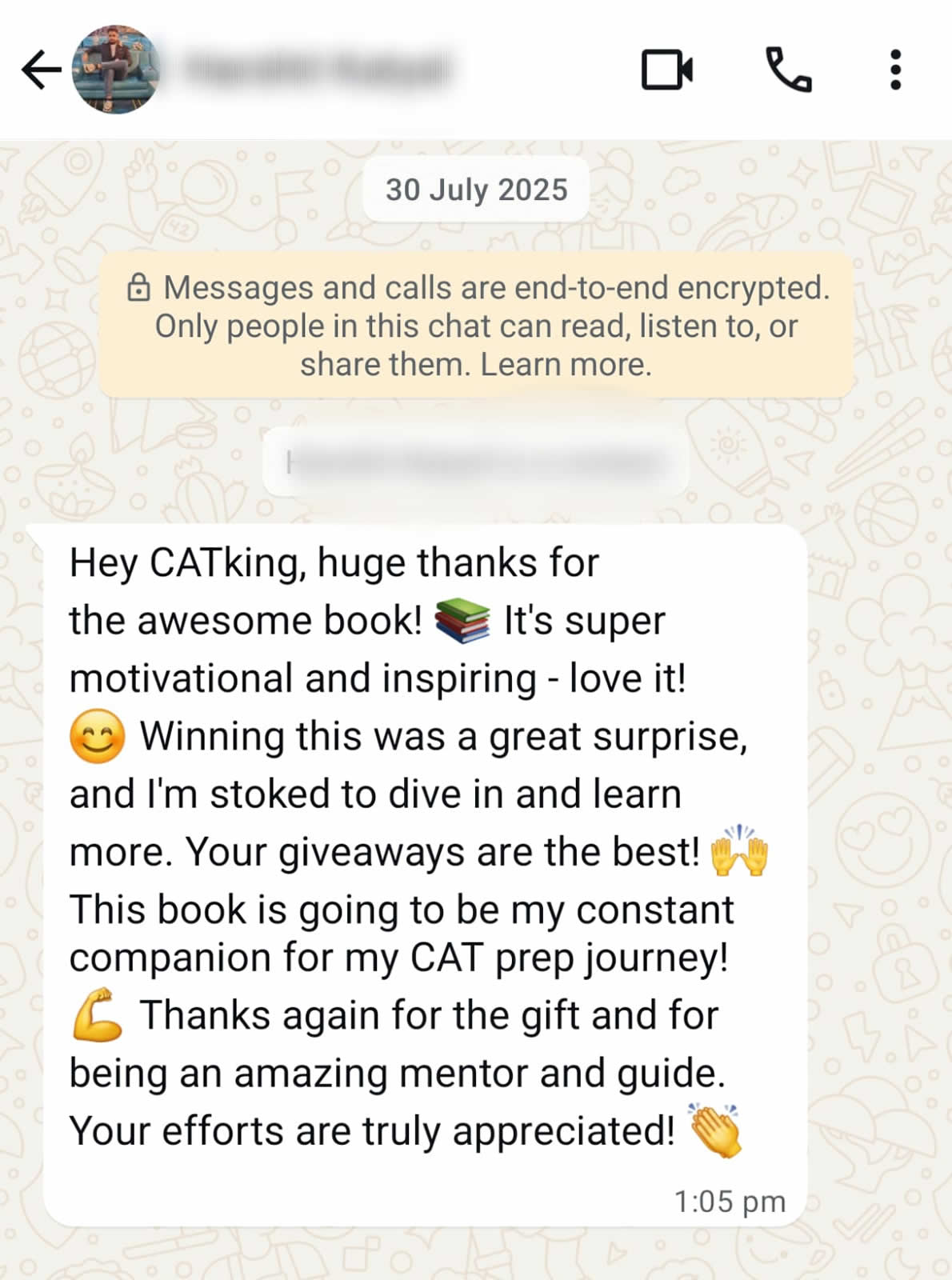 Student testimonial 8