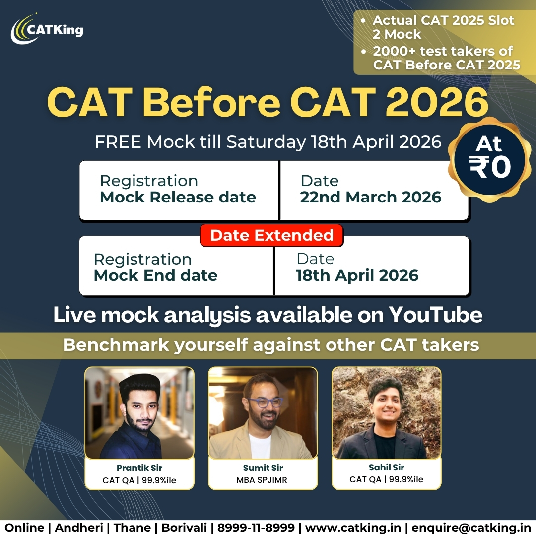 CAT Before CAT 2026 2nd April