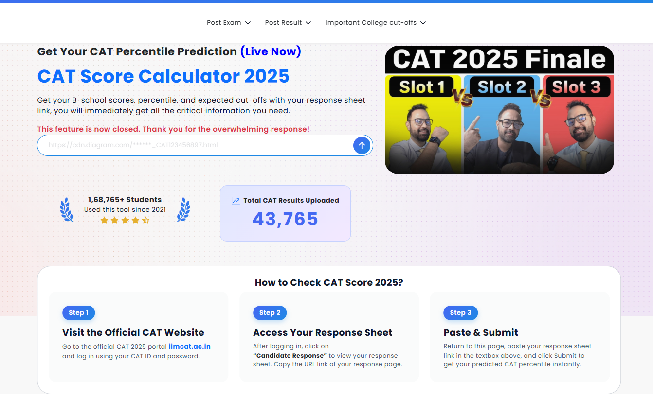 CAT Score Calculator