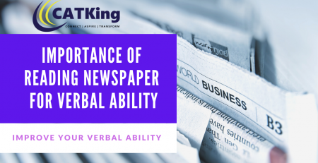 catking cover page imprtance of reading newspaper for verbal ability