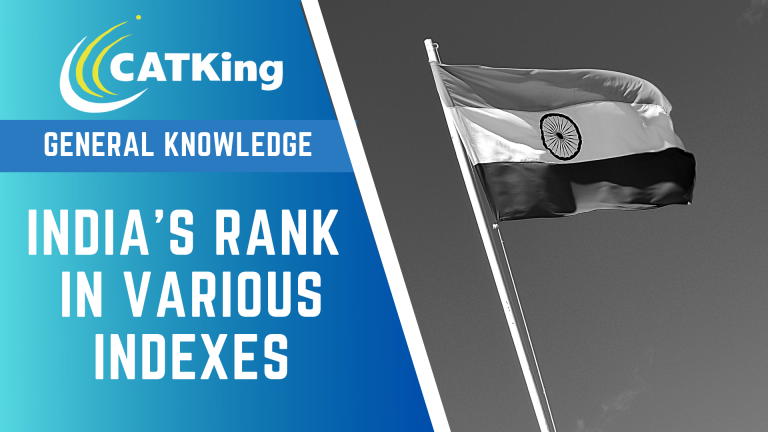 India’s Ranking In Various Indexes 2019-2020 General Knowledge