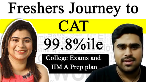 Siddhant – CAT 99.8%ile
